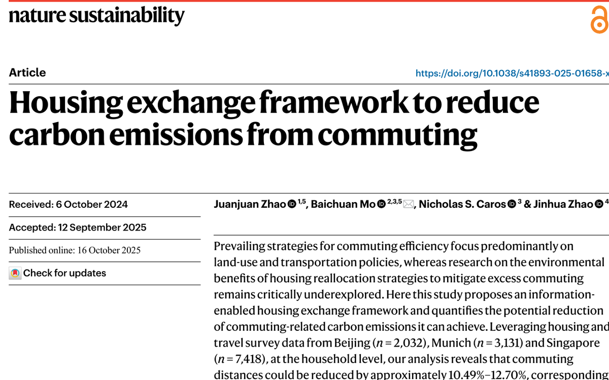 Title area screenshot from the first page of the Nature Sustainability paper